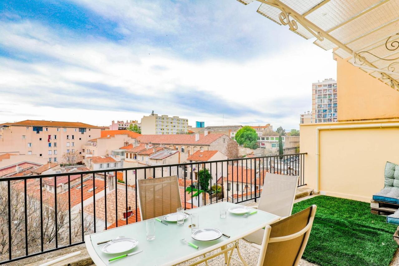 Apartament Terrasse Proche Belle De Mai Et Gare Saint-Charles Marsylia Zewnętrze zdjęcie