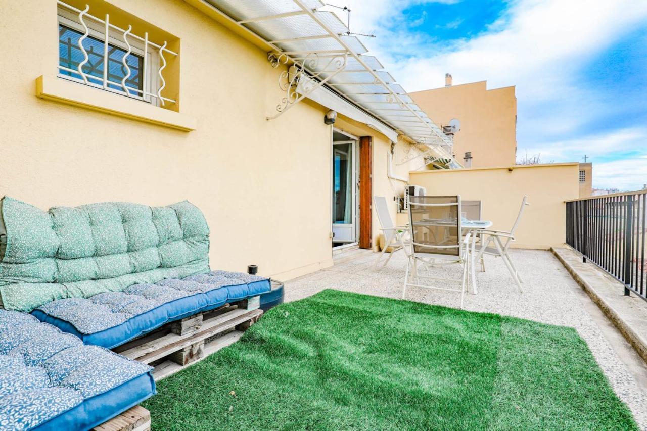 Apartament Terrasse Proche Belle De Mai Et Gare Saint-Charles Marsylia Zewnętrze zdjęcie