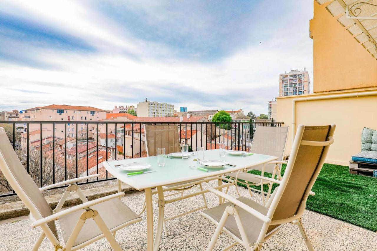 Apartament Terrasse Proche Belle De Mai Et Gare Saint-Charles Marsylia Zewnętrze zdjęcie