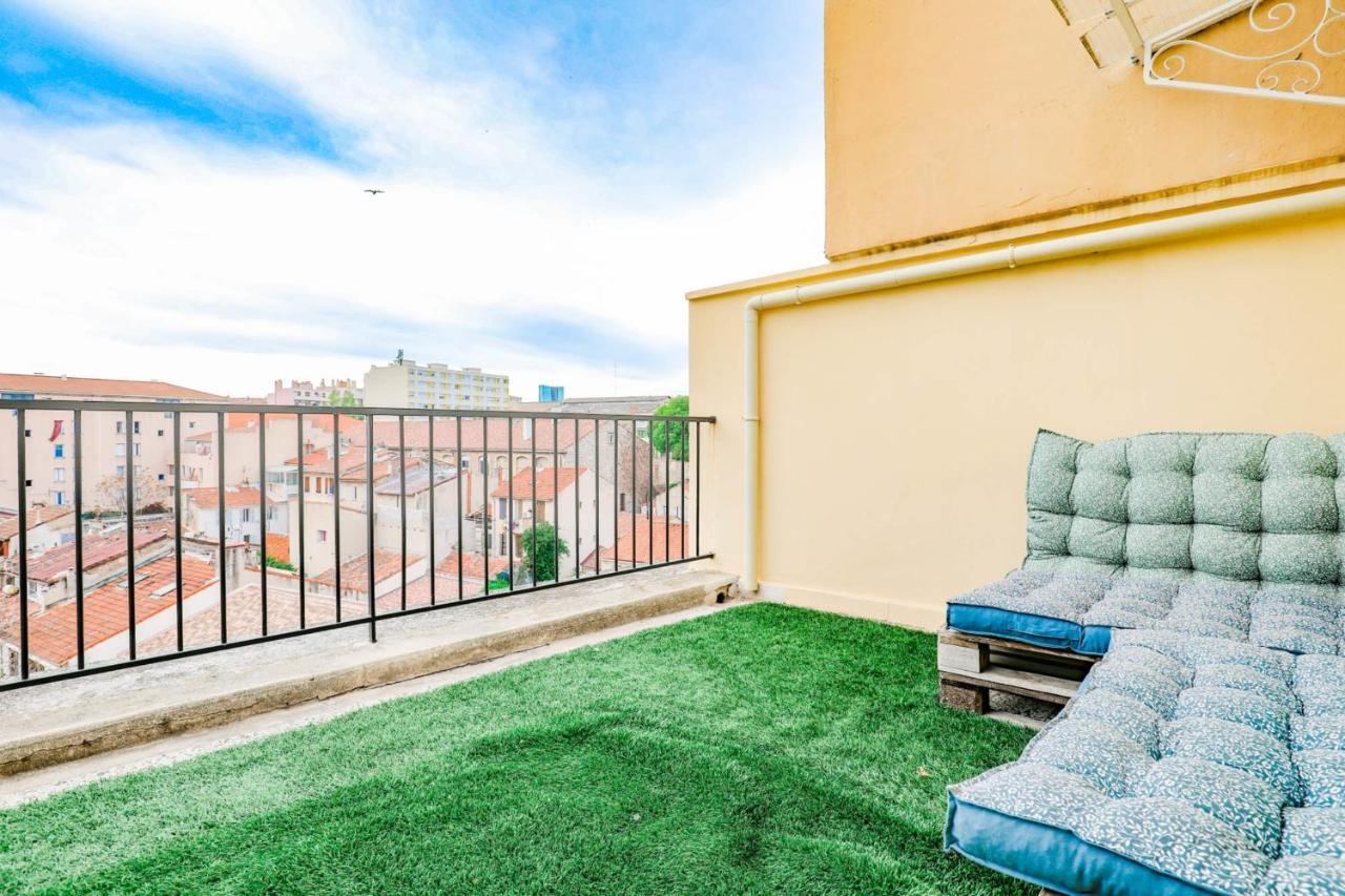 Apartament Terrasse Proche Belle De Mai Et Gare Saint-Charles Marsylia Zewnętrze zdjęcie